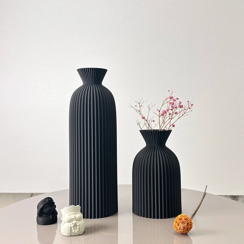 Set Vasi Ondulati Ceramica