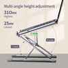 Supporto Laptop Regolabile in Alluminio per MacBook e Notebook
