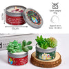 Set Candele Profumate Natalizie Cera Soia