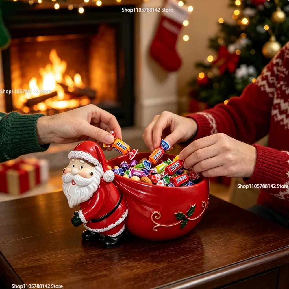Vassoio Svuotatasche Babbo Natale in Resina