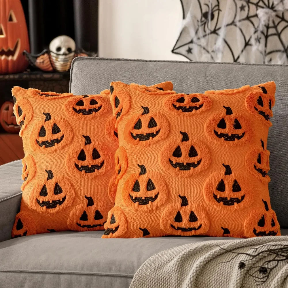 Fodera Cuscino Zucca Halloween
