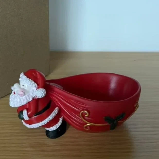 Vassoio Svuotatasche Babbo Natale in Resina