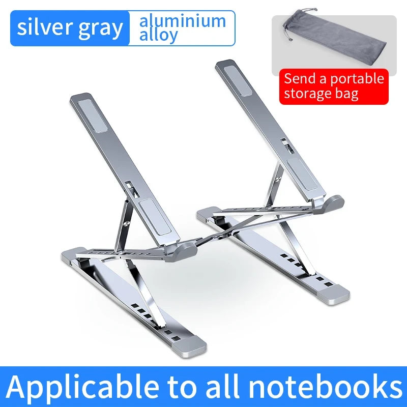 Supporto Laptop Regolabile in Alluminio per MacBook e Notebook