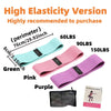 Set Fasce Elastiche Tessuto Glutei