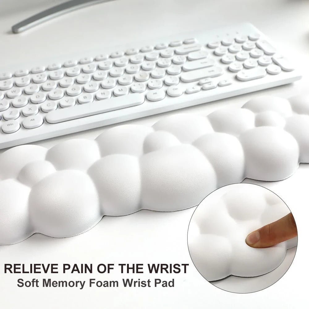Poggiapolsi Nuvoletta Memory Foam per Tastiera e Mouse