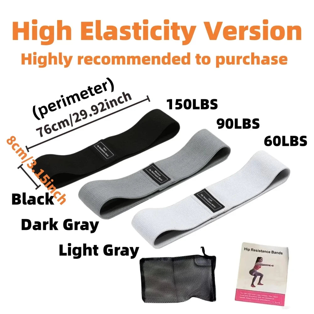 Set Fasce Elastiche Tessuto Glutei