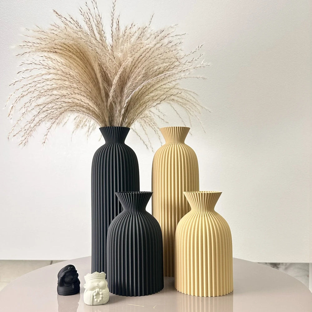 Set Vasi Ondulati Ceramica