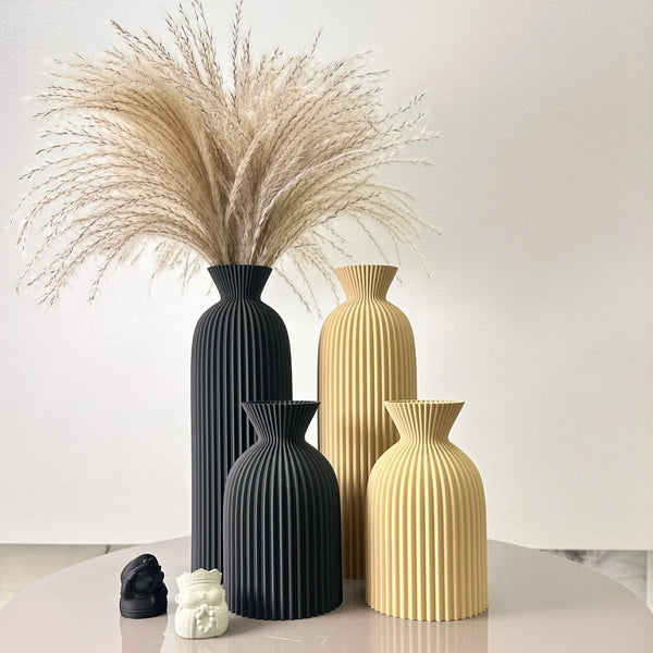 Set Vasi Ondulati Ceramica