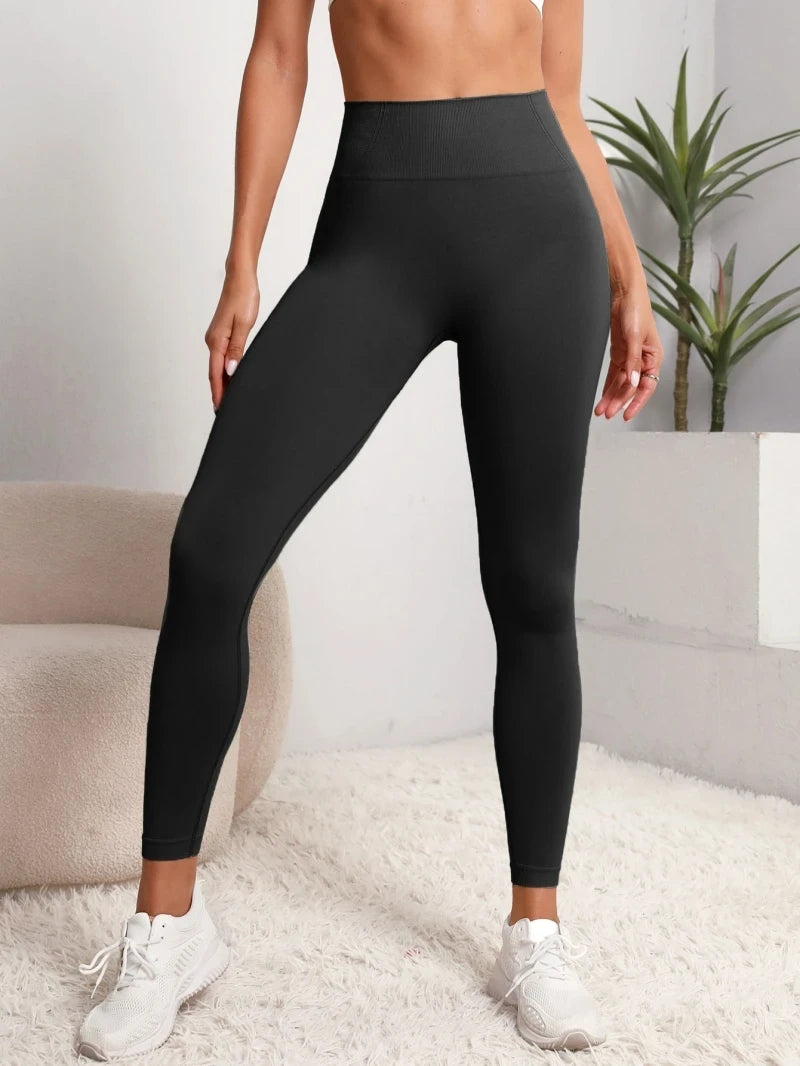 Leggings Sportivi A Vita Alta Senza Cuciture