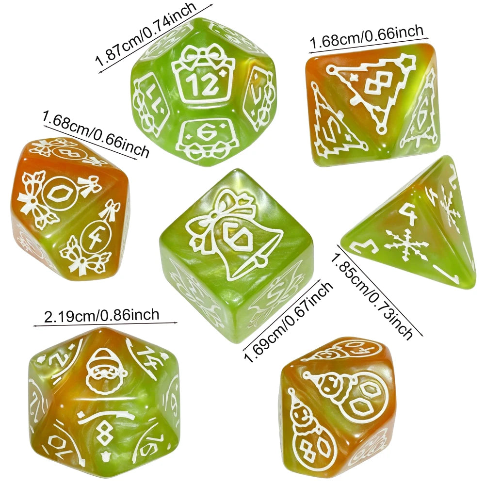 Set Dadi Natalizi D&D