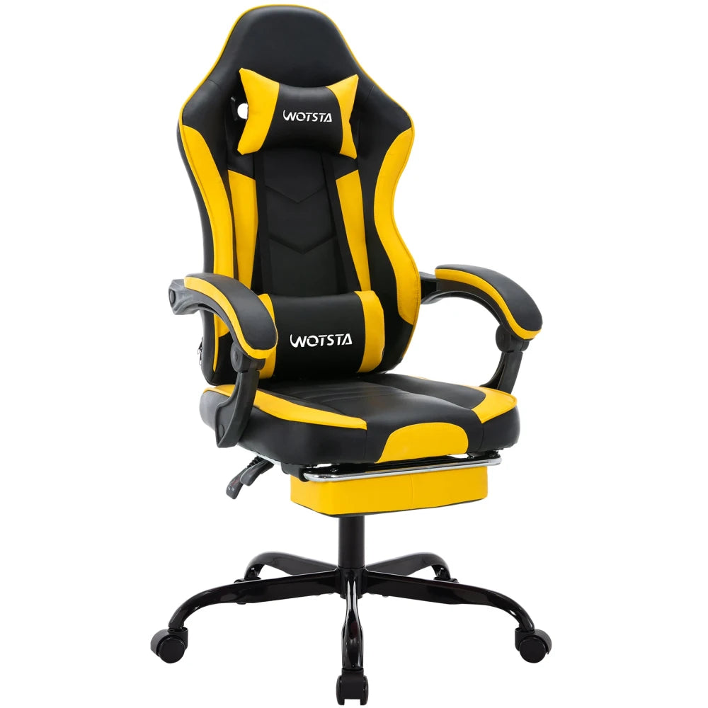 Sedia da Gaming Ergonomica con Poggiapiedi