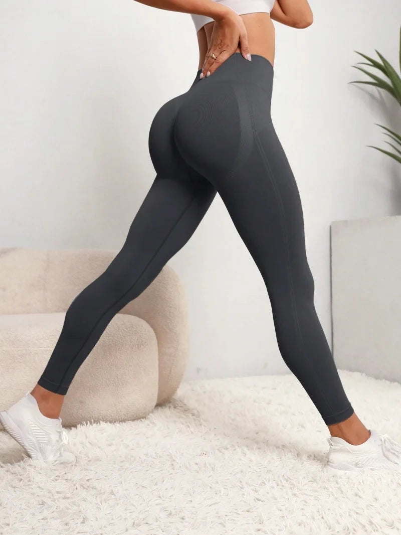 Leggings Sportivi A Vita Alta Senza Cuciture