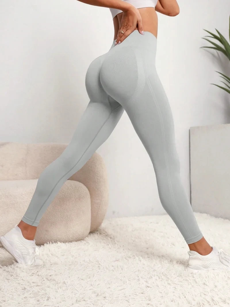 Leggings Sportivi A Vita Alta Senza Cuciture