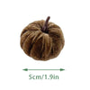 Set zucche decorative in velluto