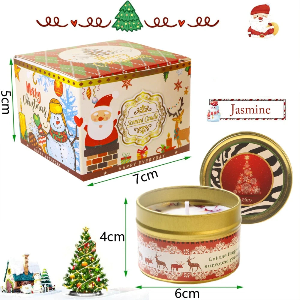 Set Candele Profumate Natalizie Cera Soia