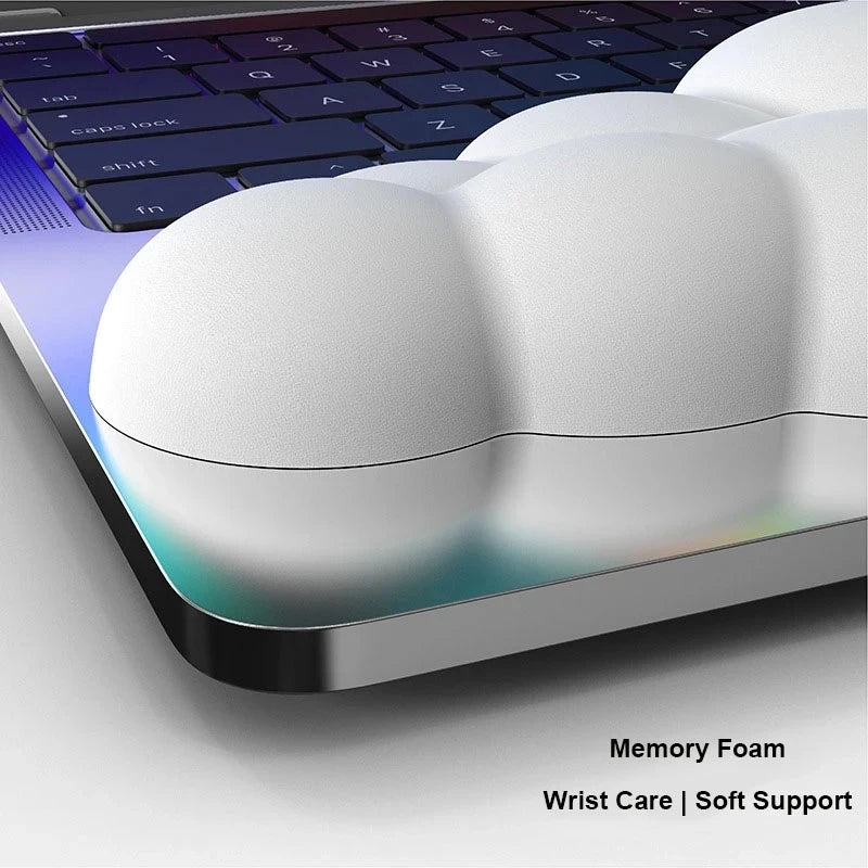 Poggiapolsi Nuvoletta Memory Foam per Tastiera e Mouse