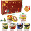 Set Candele Profumate Natalizie Cera Soia
