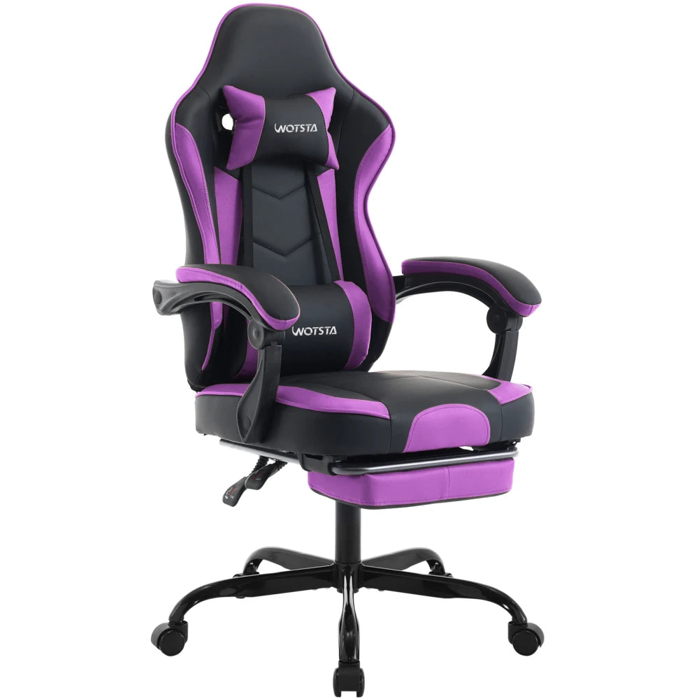 Sedia da Gaming Ergonomica con Poggiapiedi