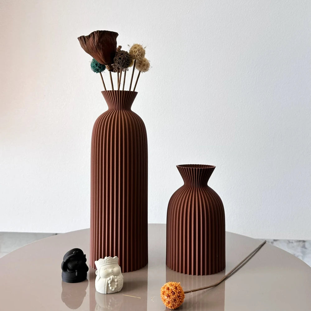 Set Vasi Ondulati Ceramica