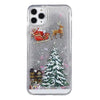 Custodia Natalizia con Glitter Liquidi per Smartphone