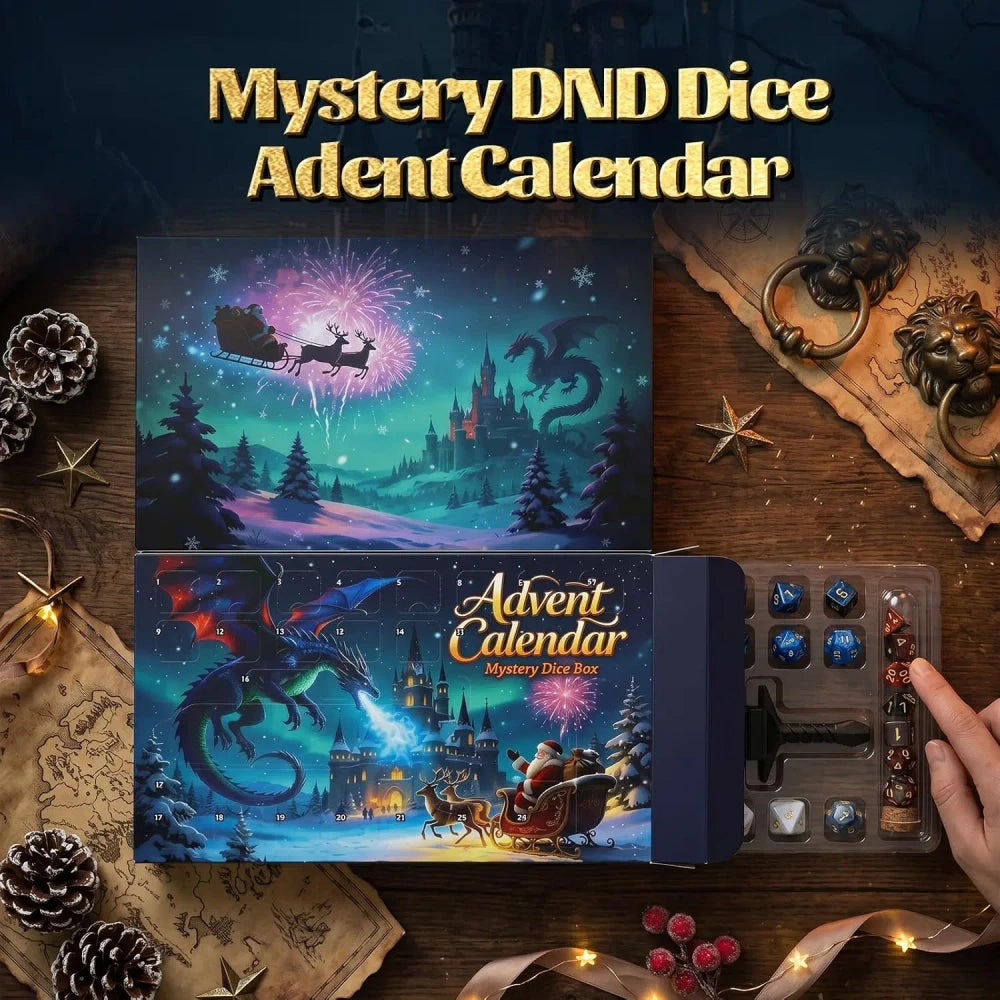 Calendario dell Avvento Dadi Gioco di Ruolo